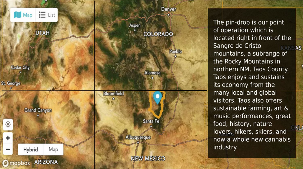 Taos Kush Institute Location